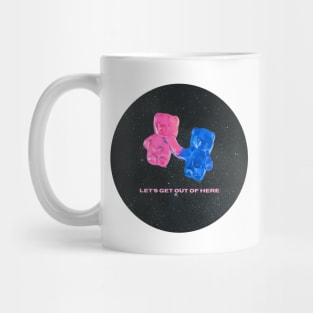 let’s get out of here (circle version) Mug